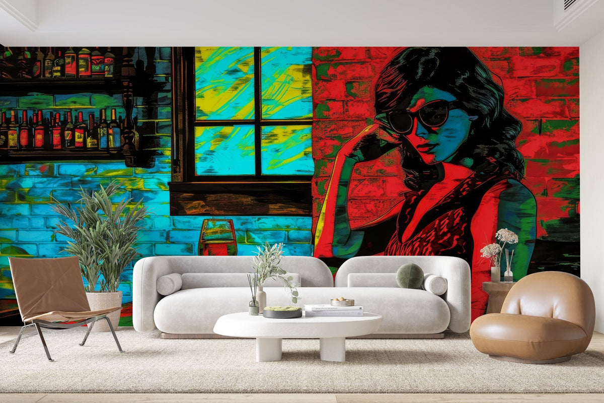 Papier peint 1311 - mockup chambre