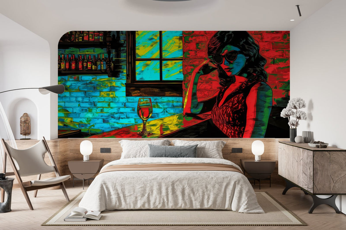 Papier peint 1311 - mockup salon