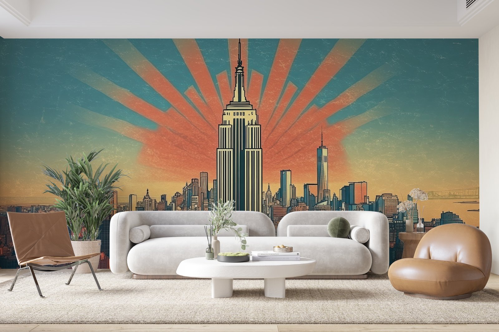 Papier peint 1313 - mockup chambre