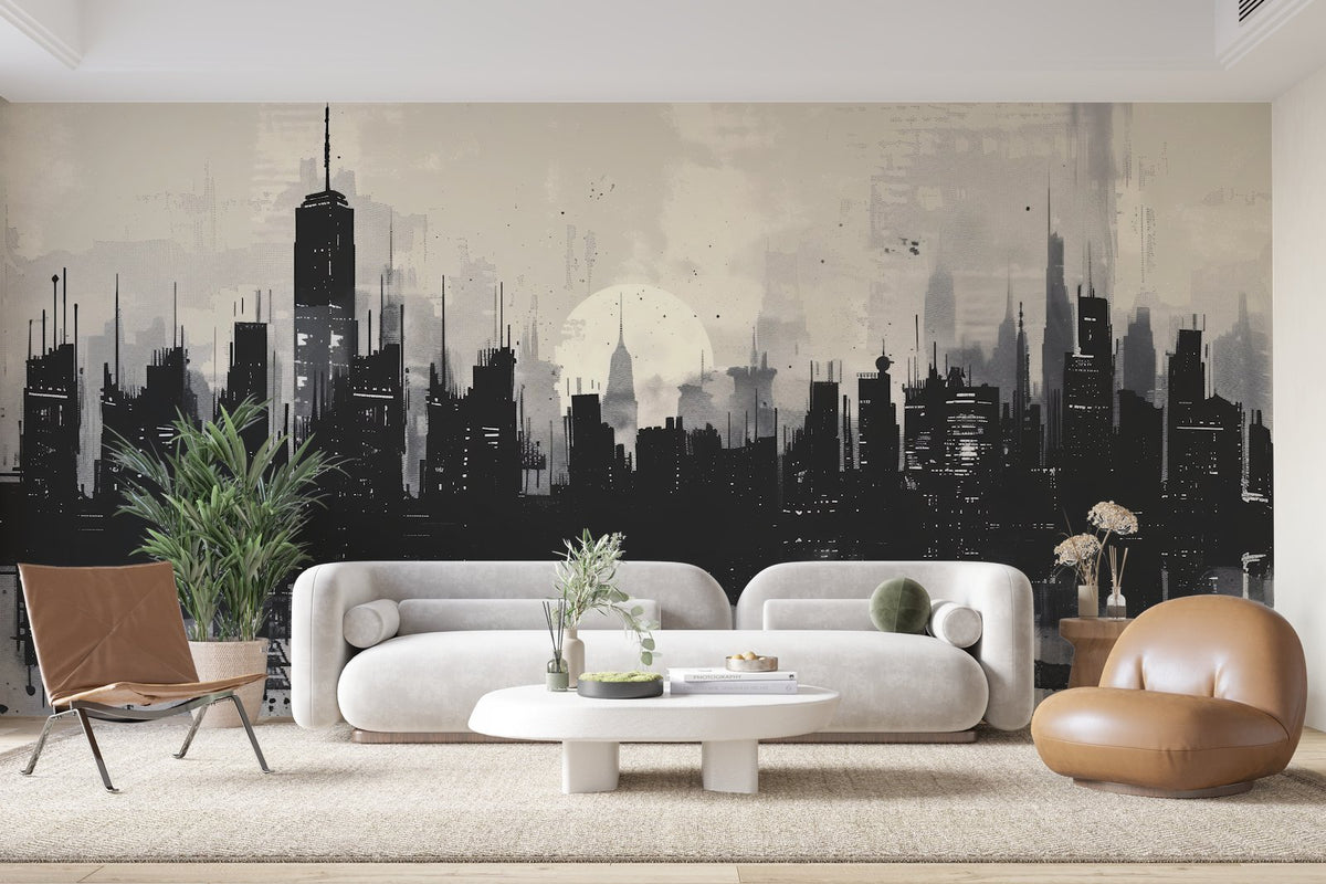 Papier peint 1325 - mockup chambre