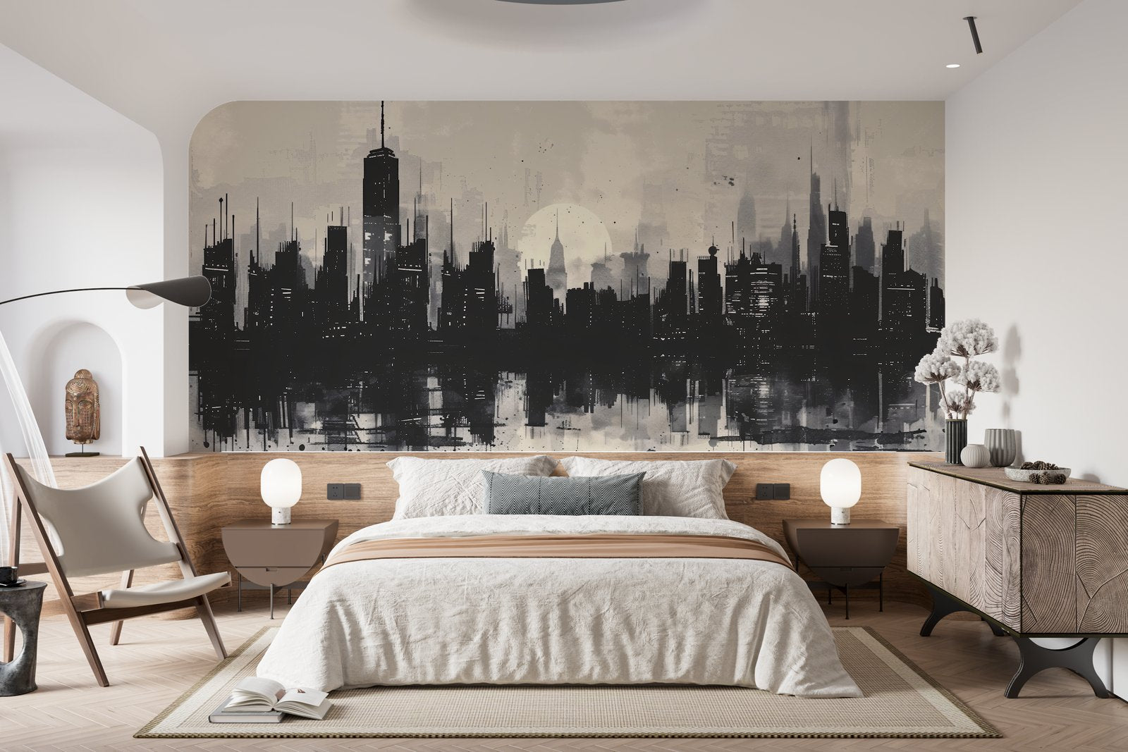Papier peint 1325 - mockup salon