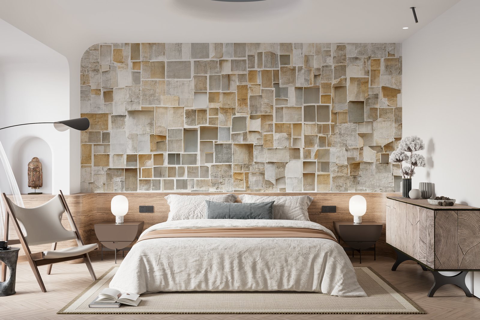 Papier peint 1327 - mockup salon