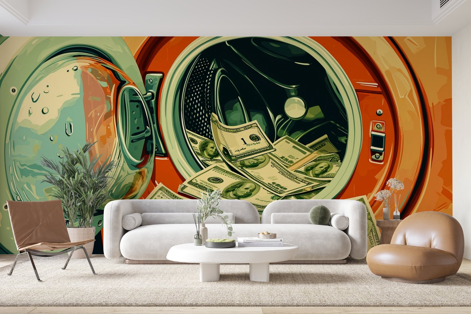 Papier peint 1333 - mockup chambre
