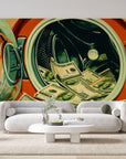 Papier peint 1333 - mockup chambre