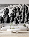 Papier peint 134 - mockup chambre