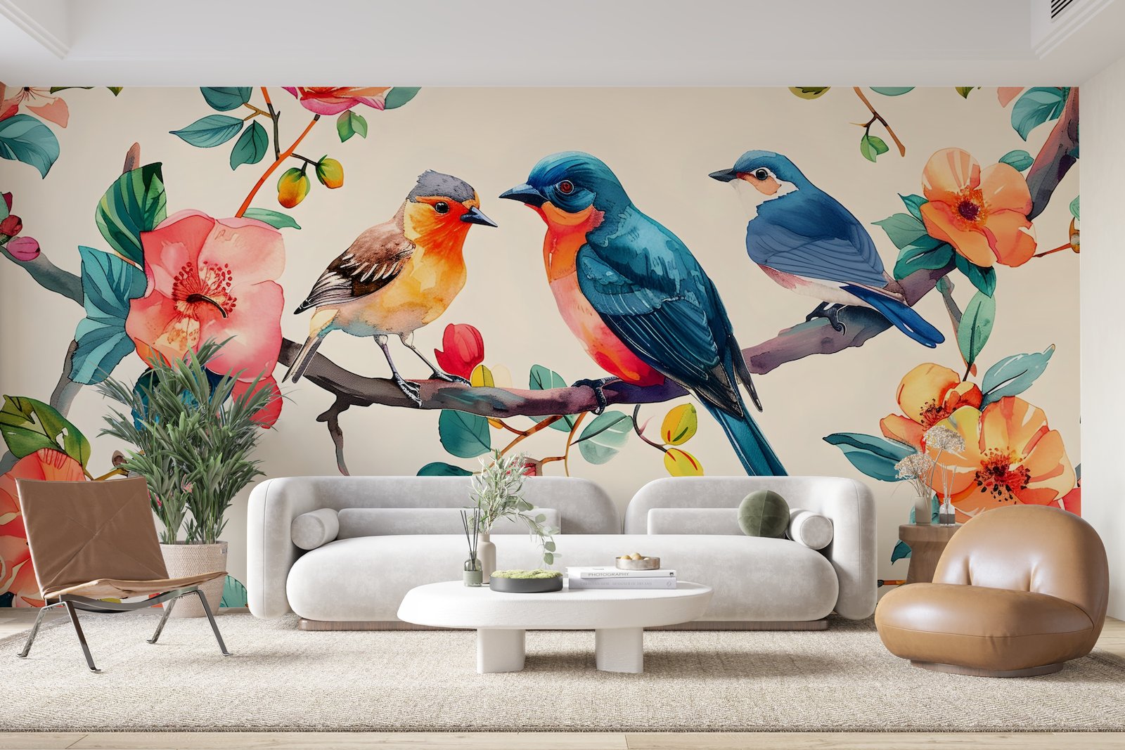 Papier peint 1345 - mockup chambre