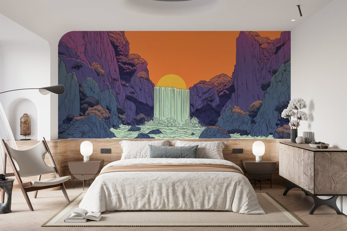 Papier peint 1349 - mockup salon
