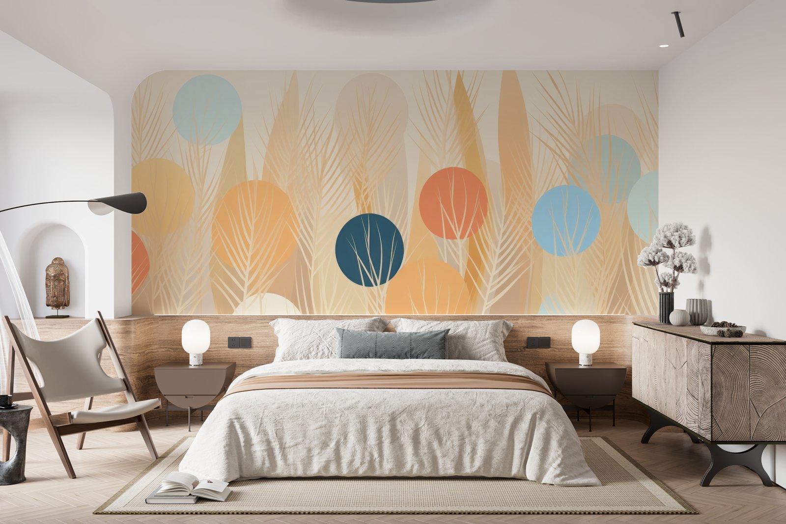 Papier peint 1350 - mockup salon
