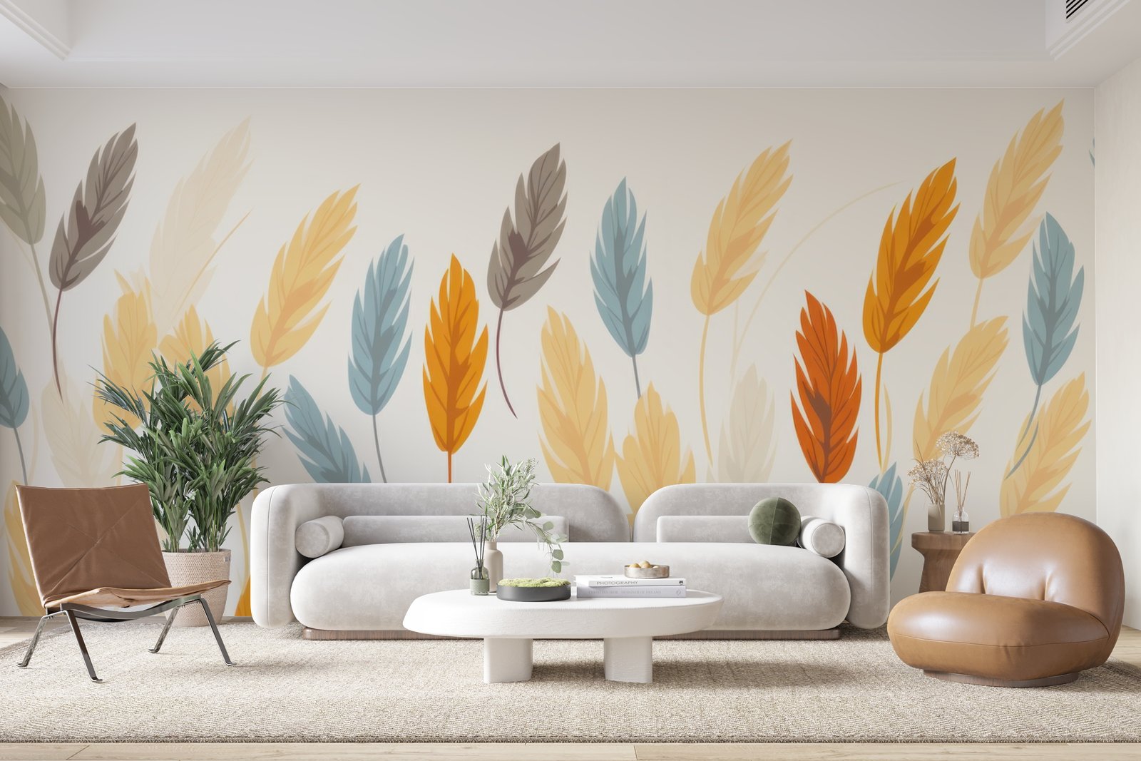Papier peint 1351 - mockup chambre