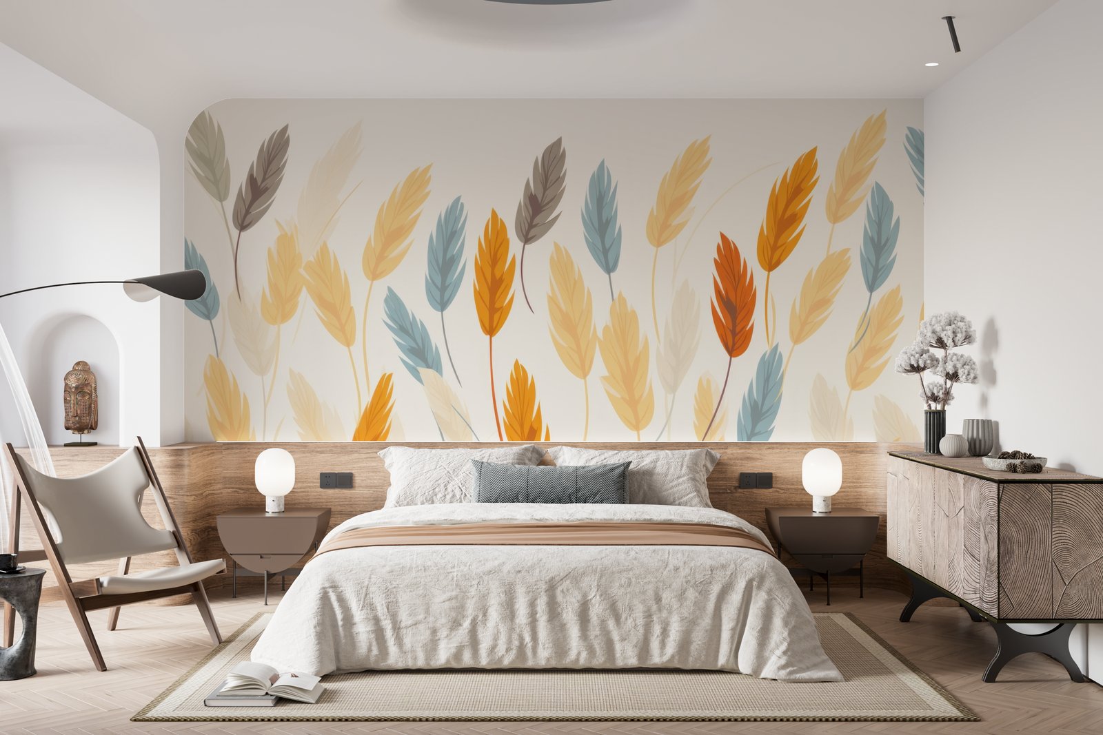Papier peint 1351 - mockup salon