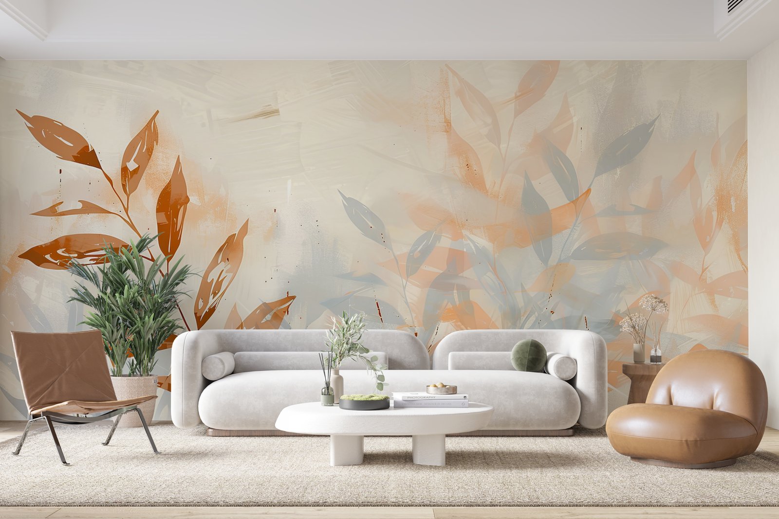Papier peint 1355 - mockup chambre