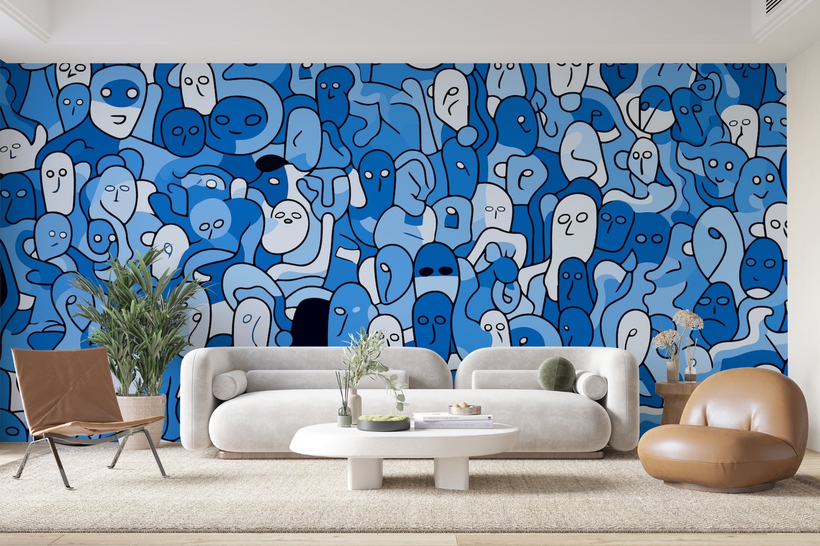 Papier peint 136 - mockup chambre