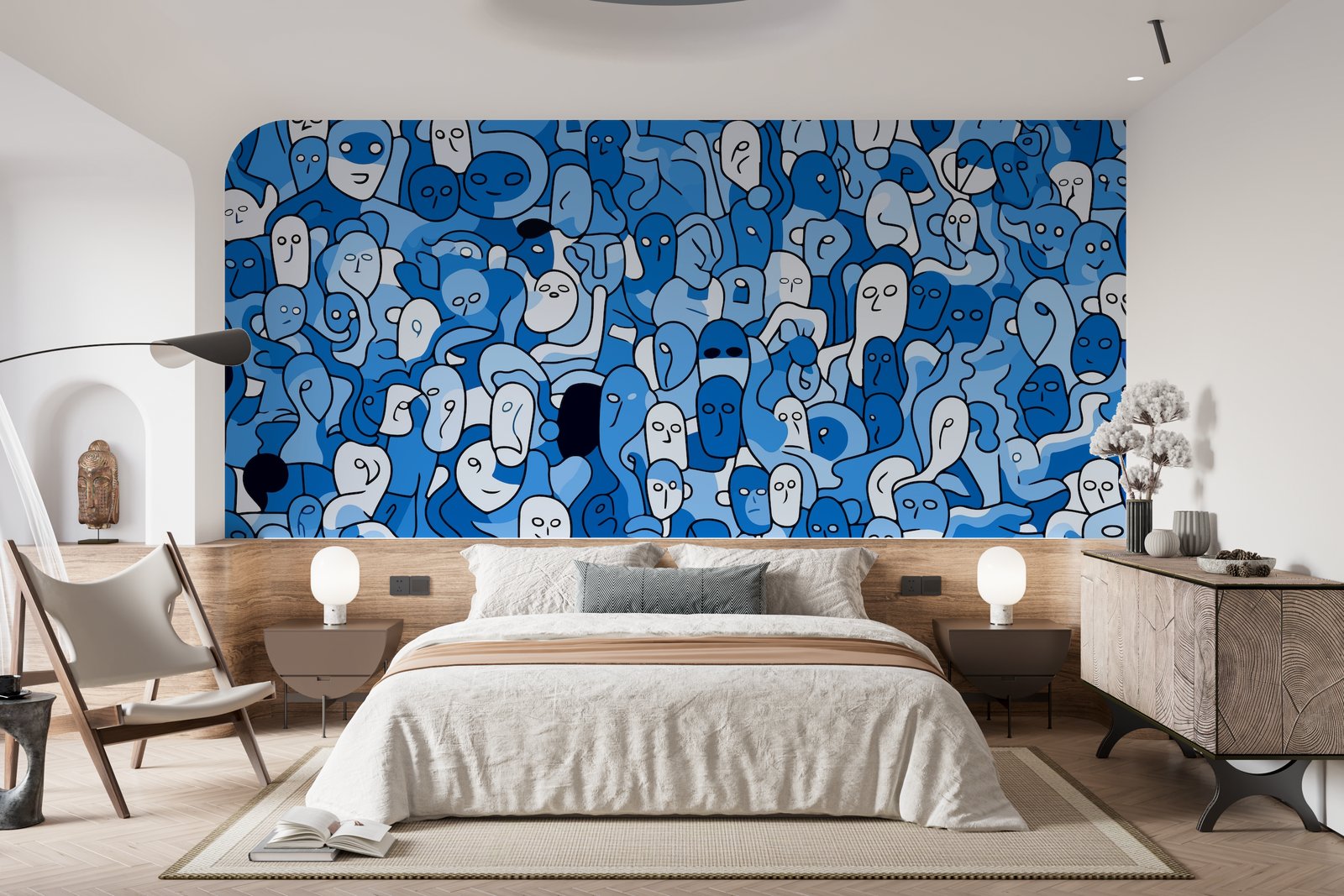 Papier peint 136 - mockup salon
