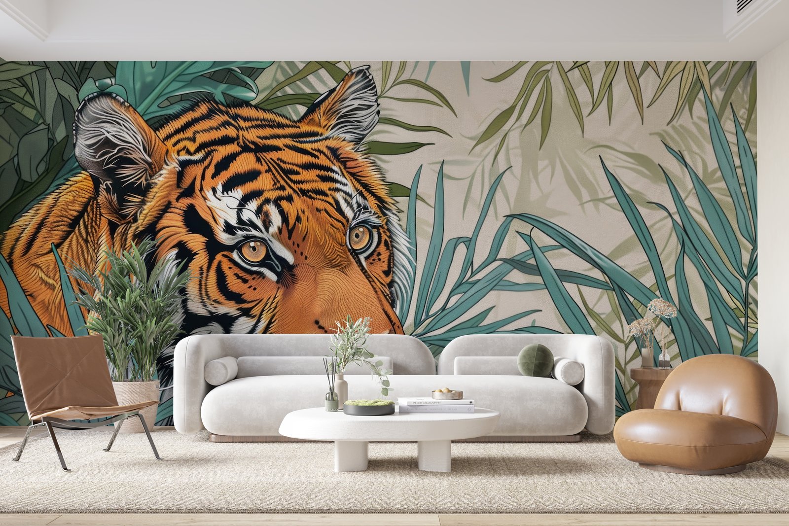 Papier peint 1362 - mockup chambre