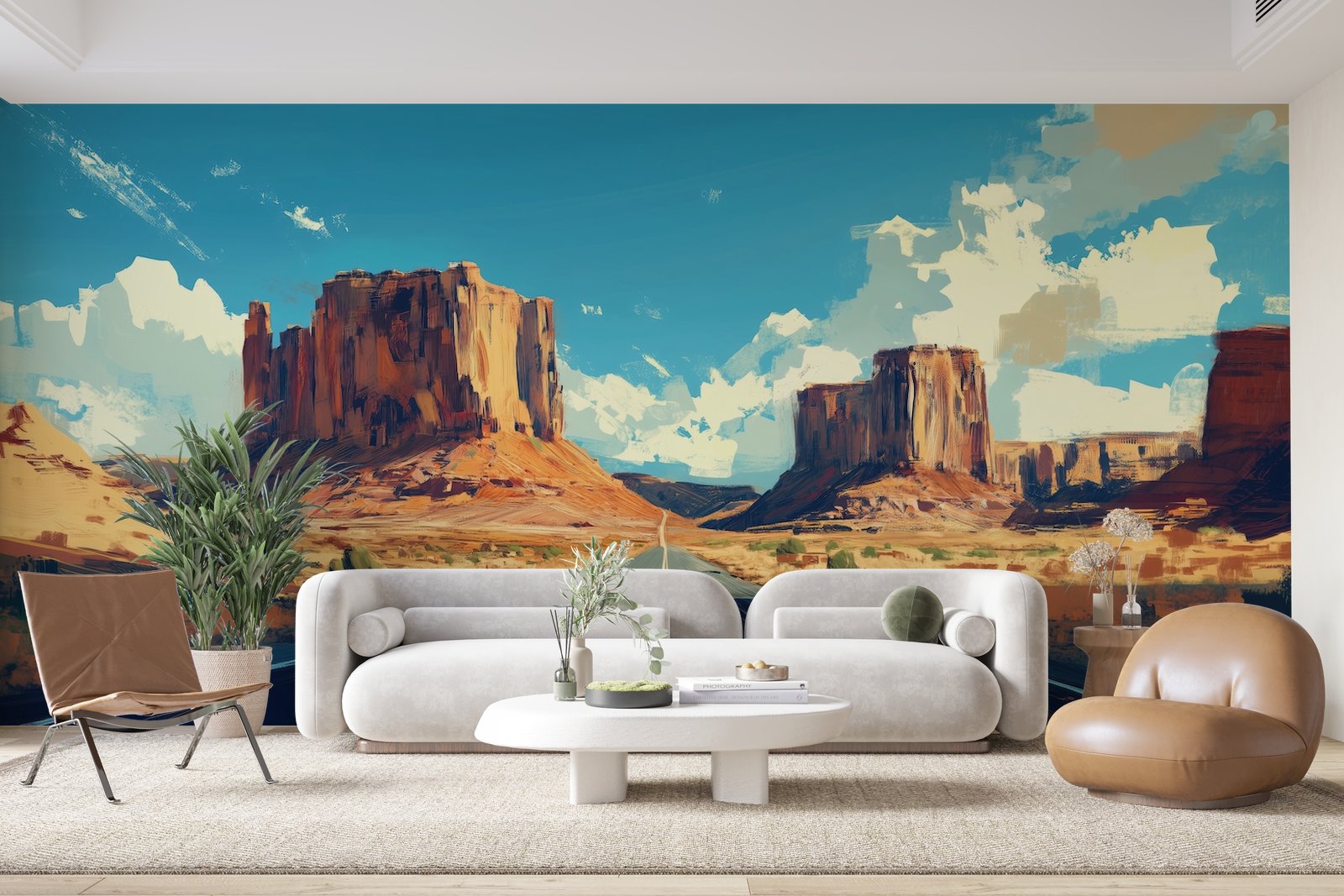 Papier peint 1363 - mockup chambre