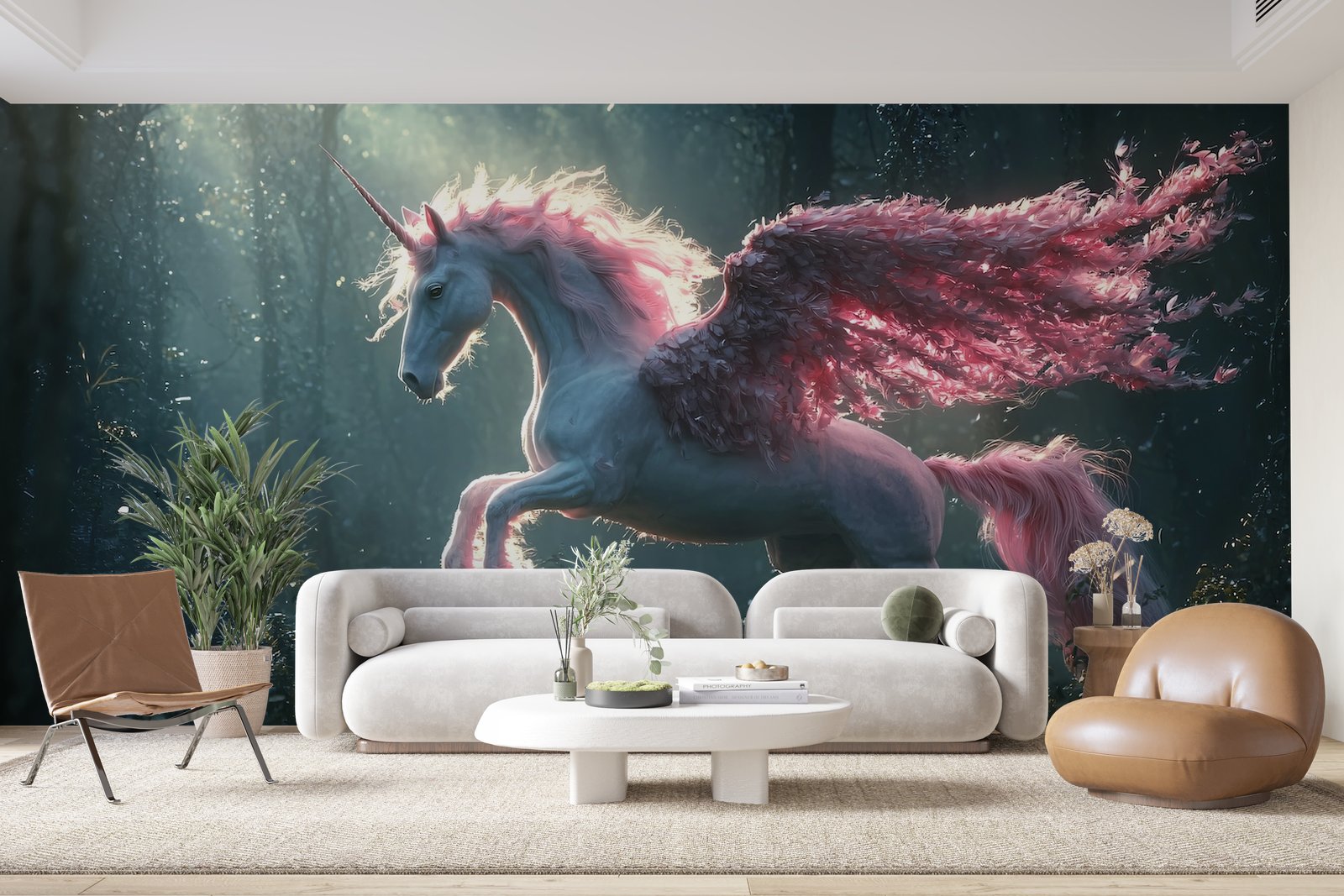 Papier peint 1365 - mockup chambre