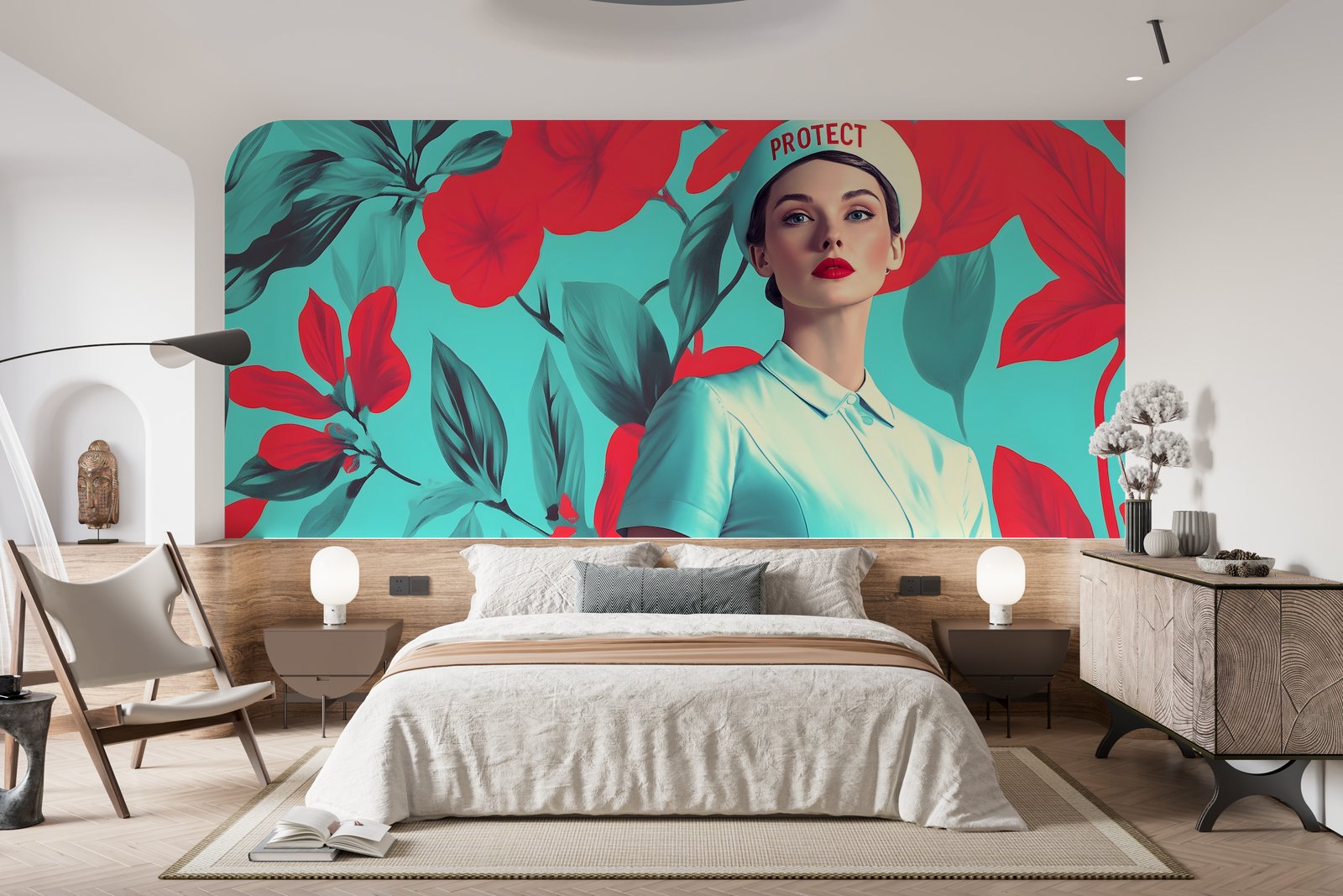 Papier peint 1373 - mockup salon