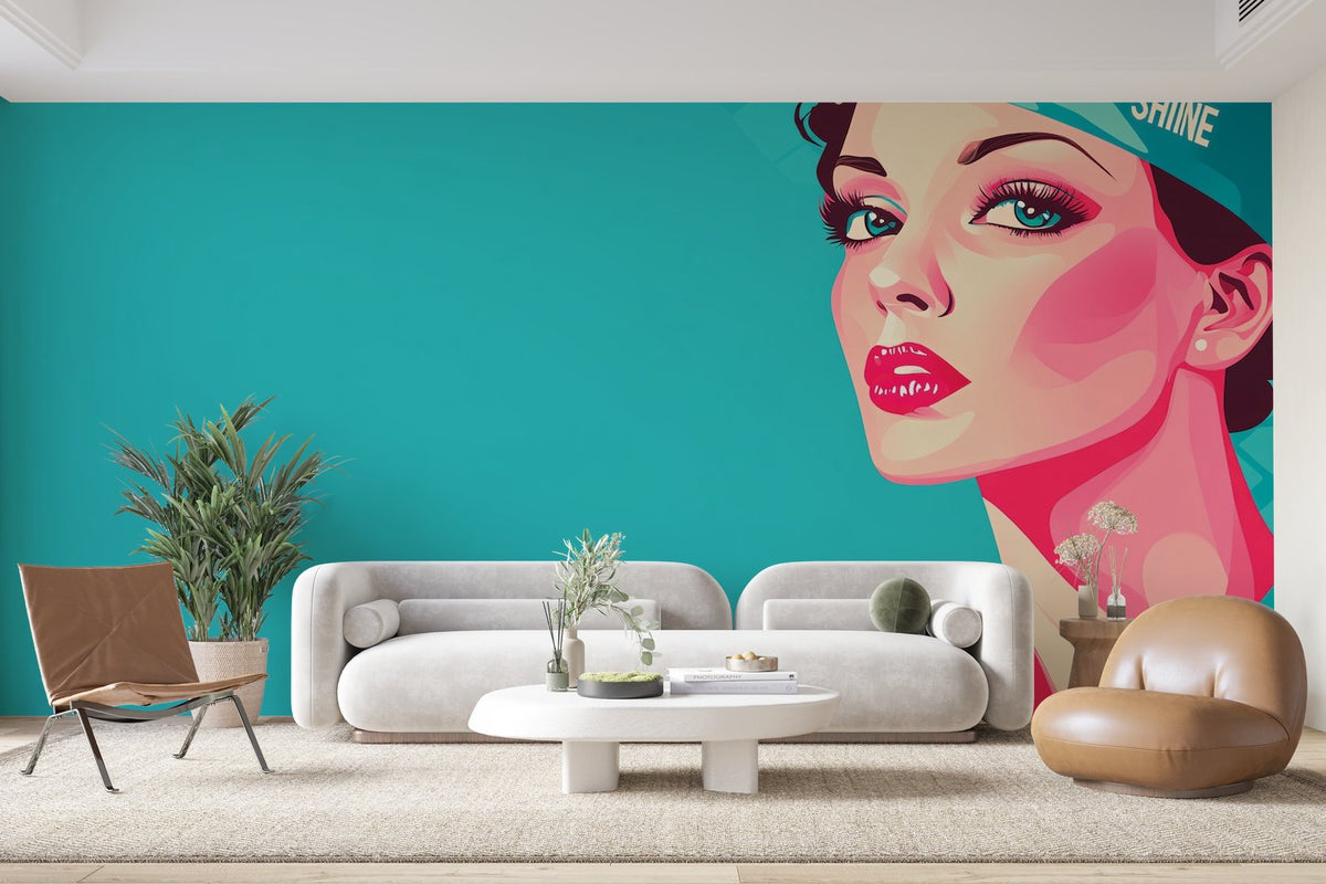 Papier peint 1374 - mockup chambre
