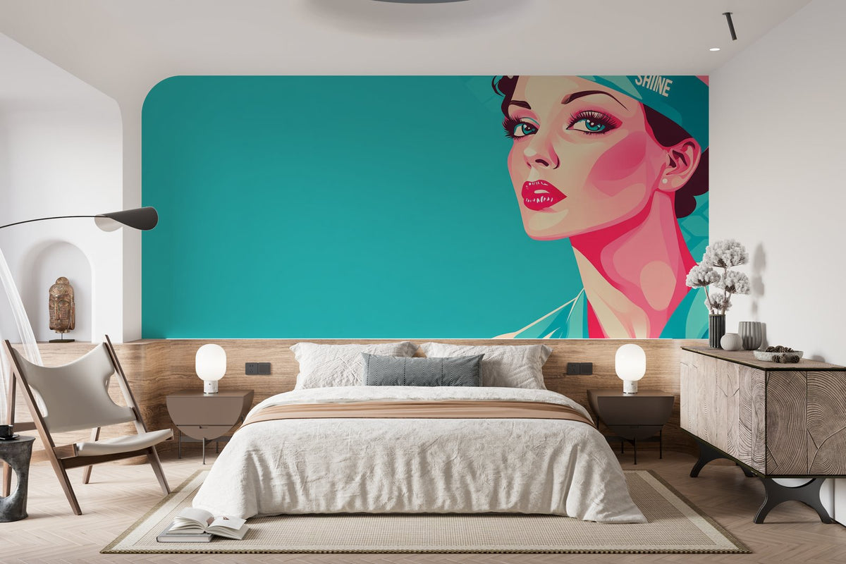 Papier peint 1374 - mockup salon