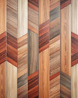 Papier Peint Bois - Parquet en Chevrons