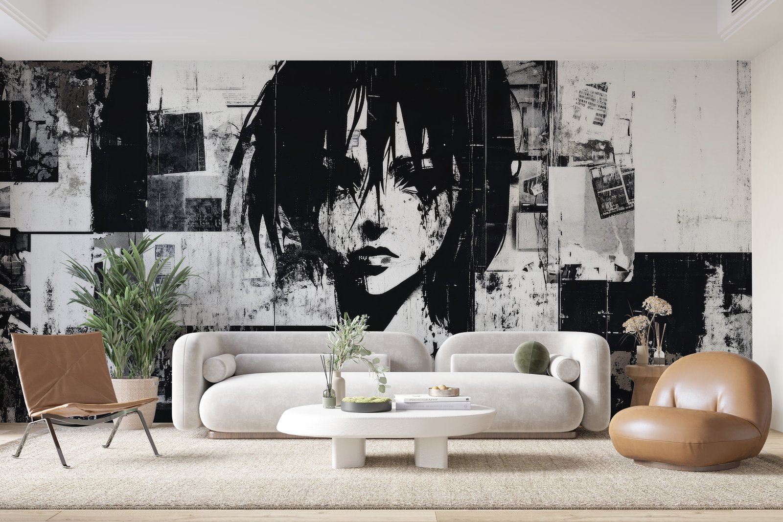 Papier peint 1383 - mockup chambre