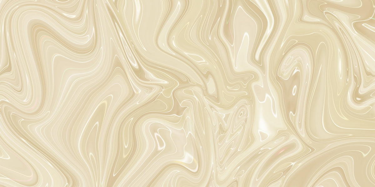 Textured Wallpaper - Wavy Beige Marble