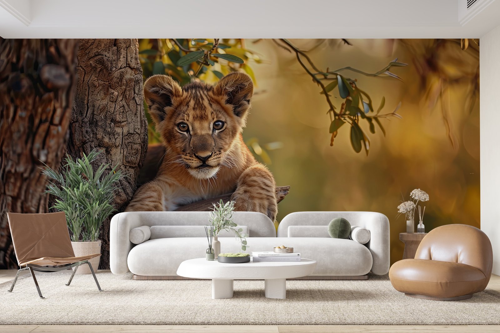 Papier peint 1387 - mockup chambre