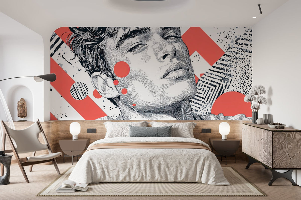 Papier peint 1388 - mockup salon