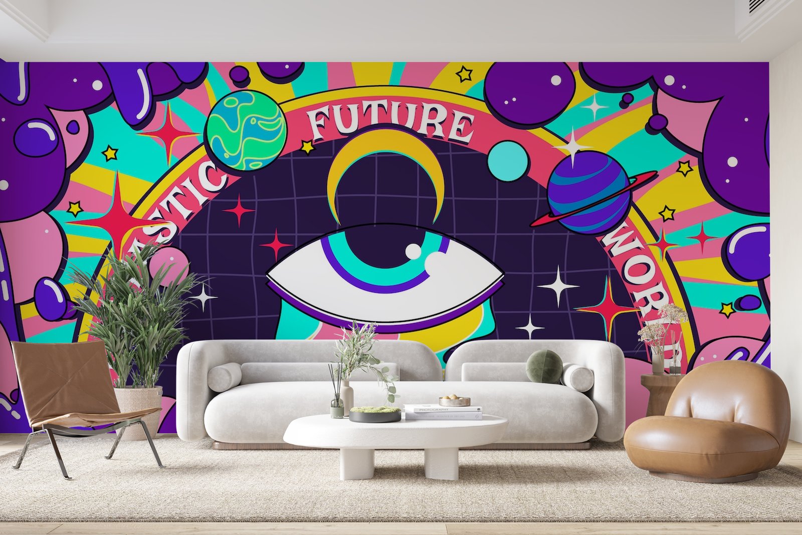 Papier peint 142 - mockup chambre