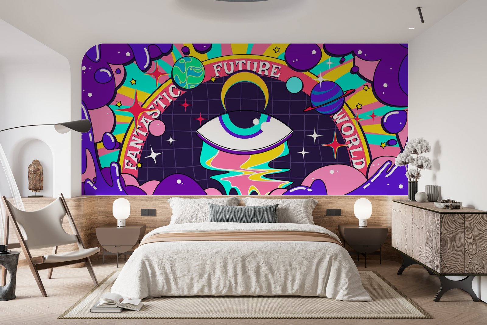 Papier peint 142 - mockup salon