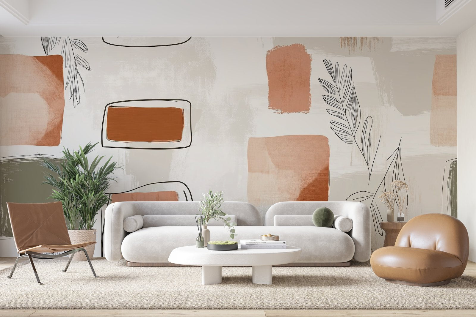 Papier peint 145 - mockup chambre