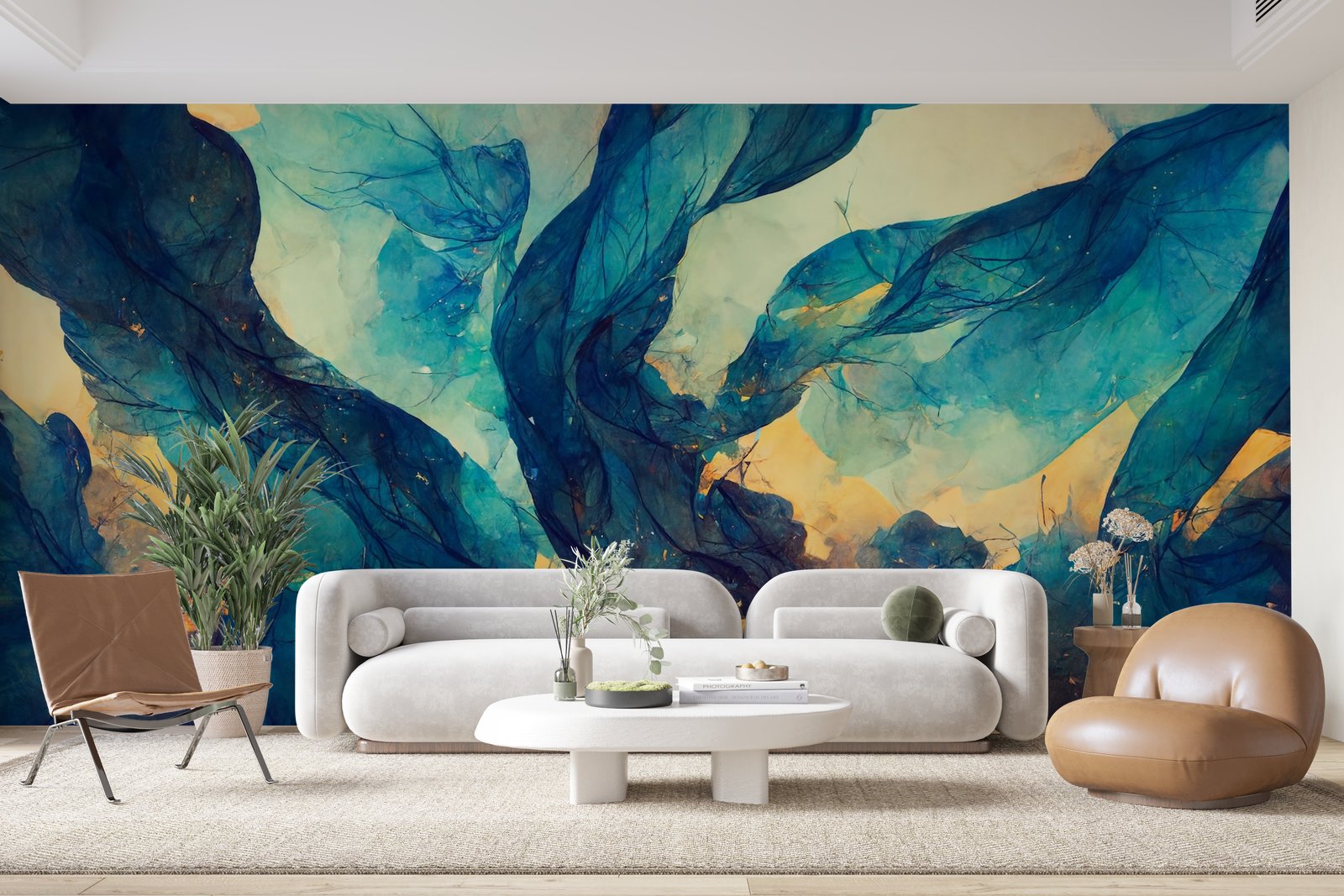 Papier peint 154 - mockup chambre