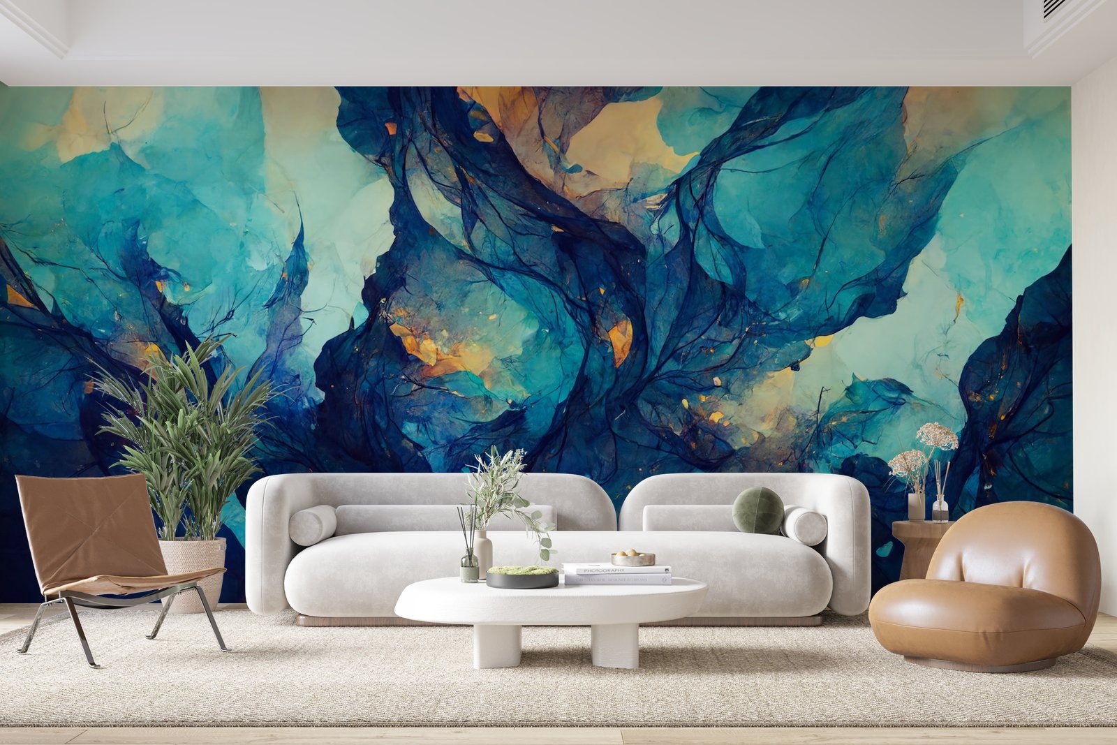 Papier peint 155 - mockup chambre