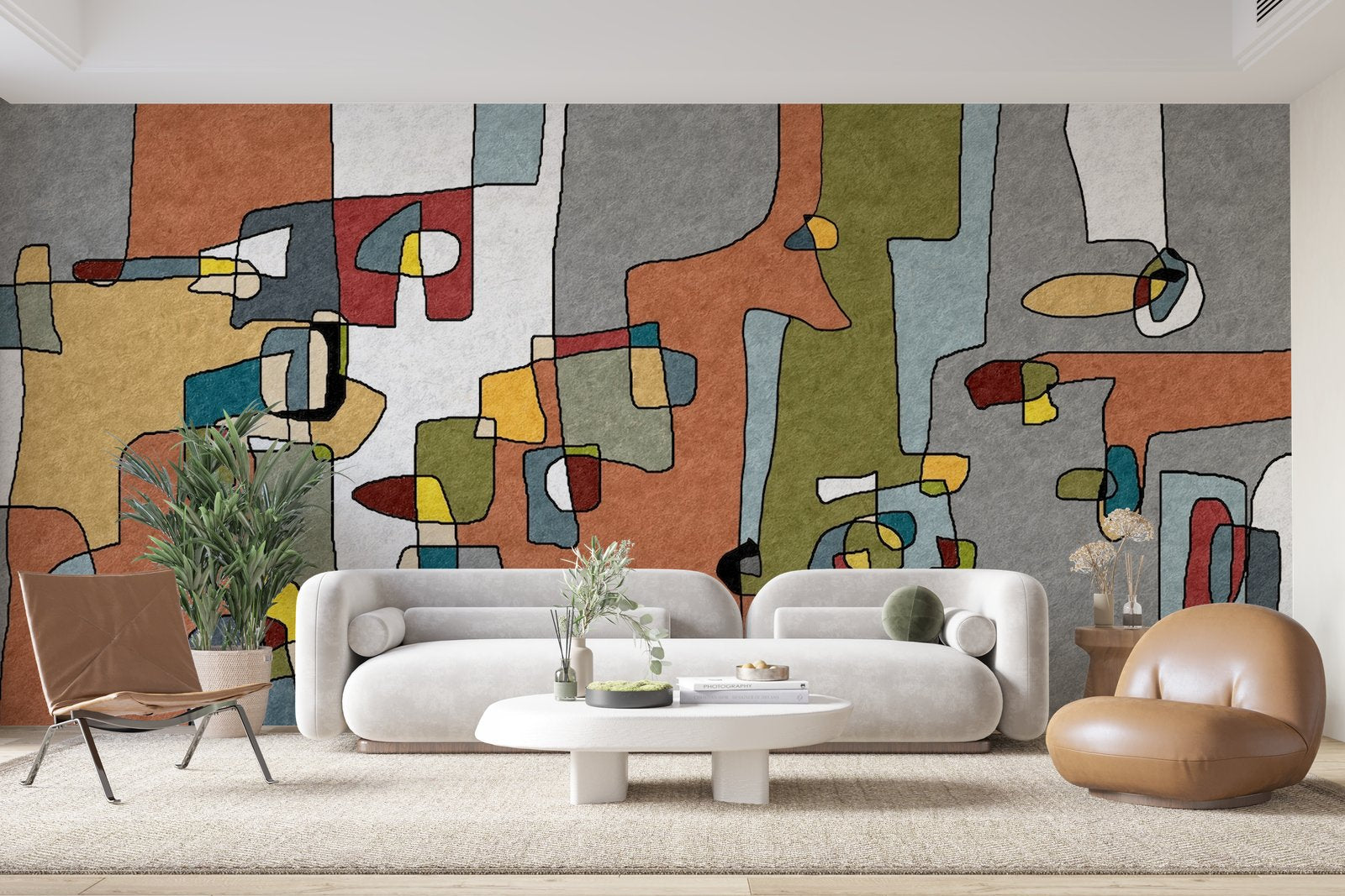 Papier peint 157 - mockup chambre