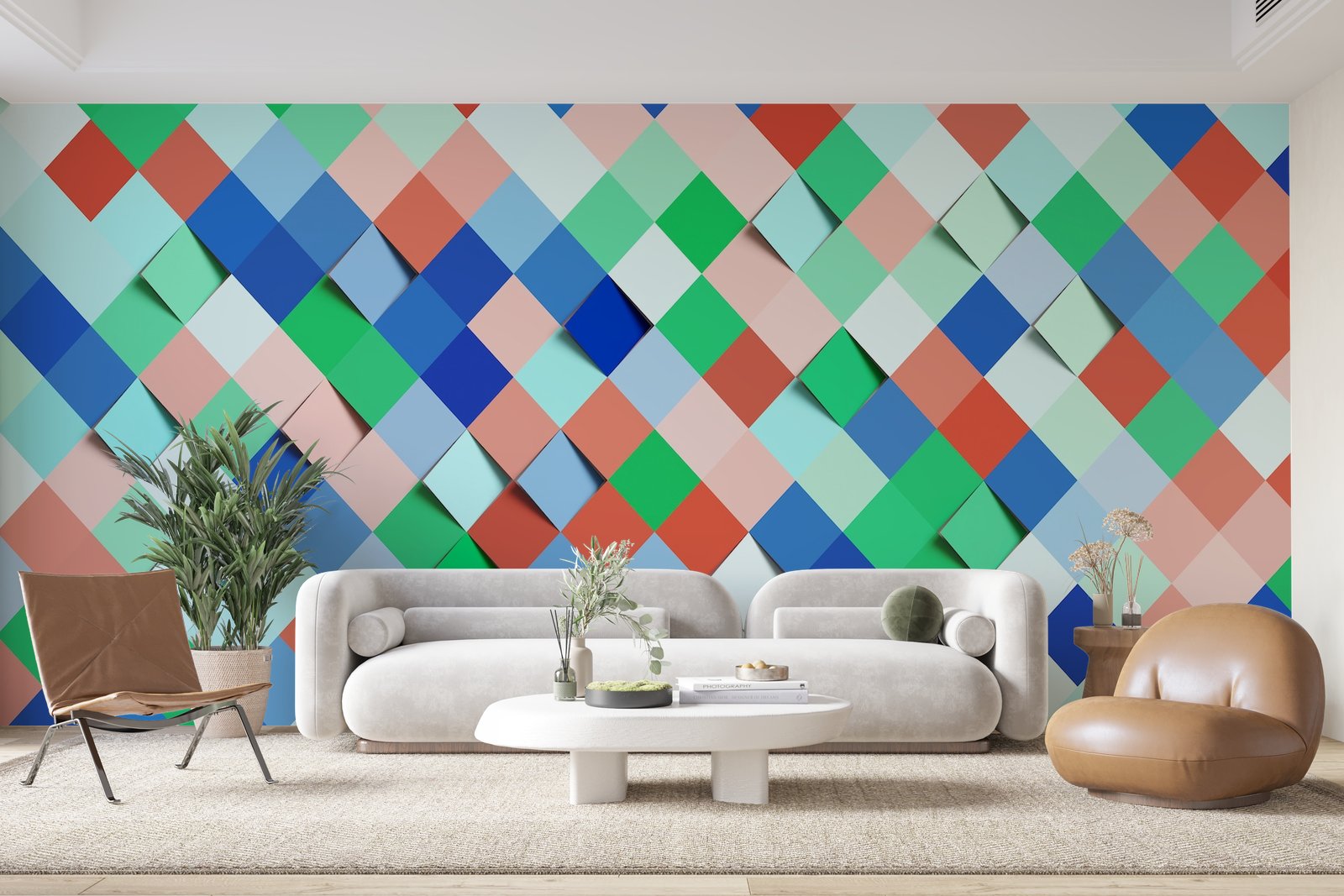 Papier peint 159 - mockup chambre
