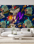 Papier peint 16 - mockup chambre