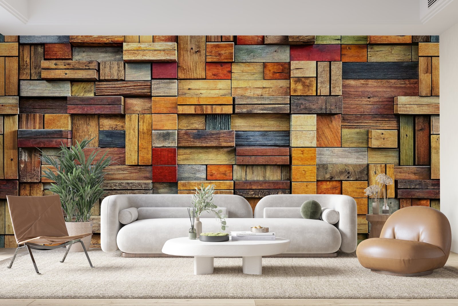 Papier peint 160 - mockup chambre