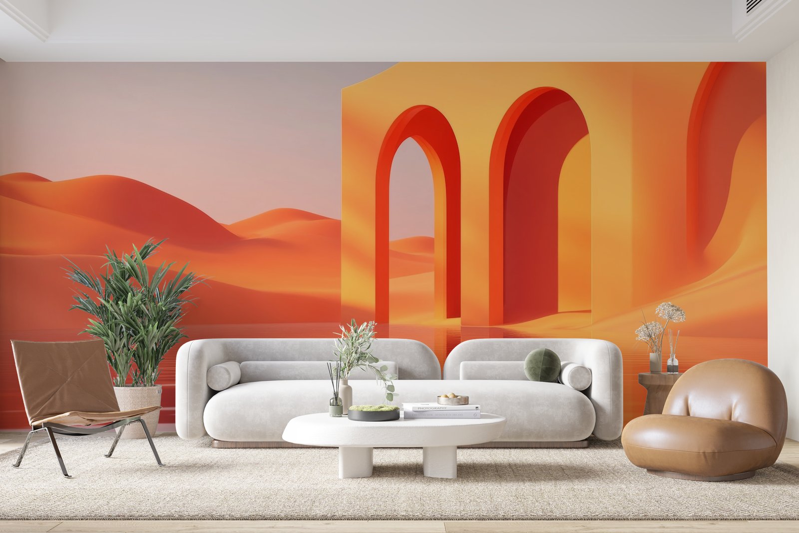 Papier peint 162 - mockup chambre