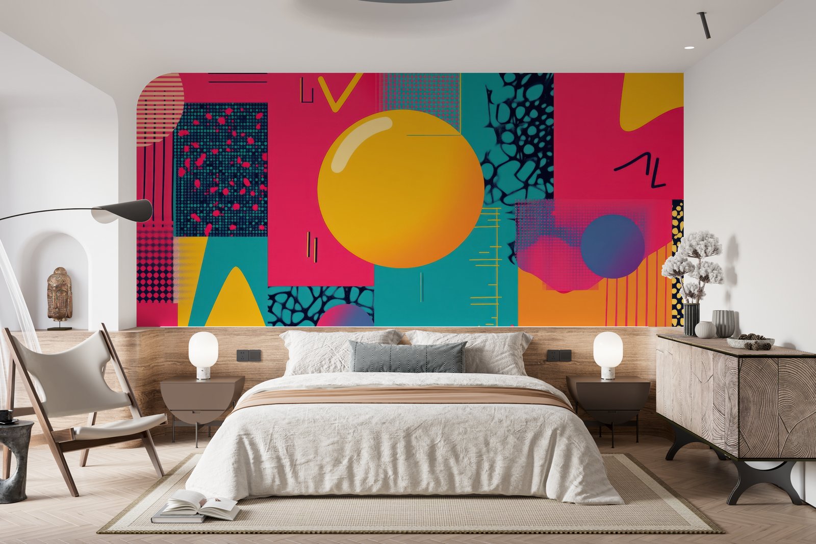 Papier peint 163 - mockup salon