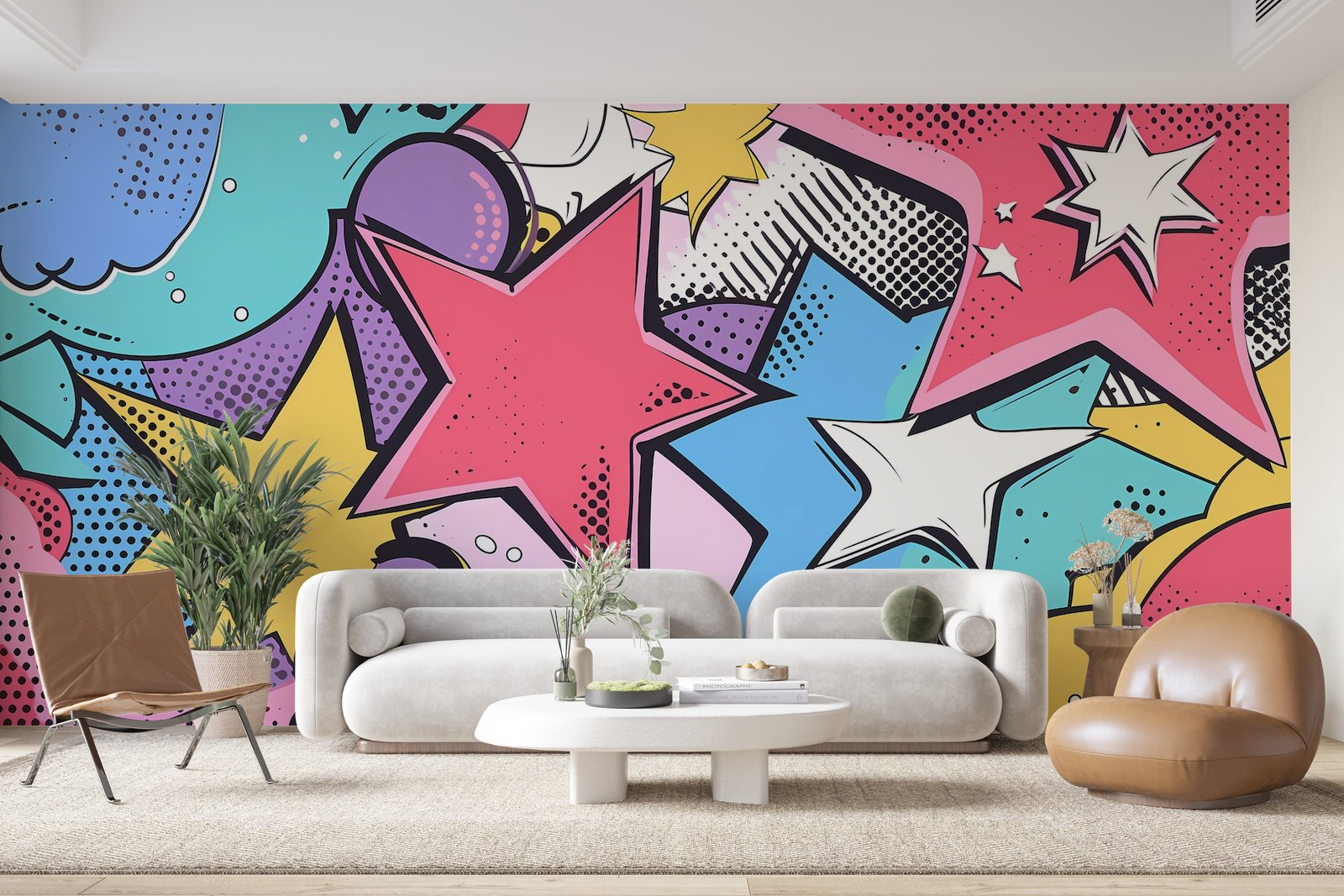 Papier peint 171 - mockup chambre