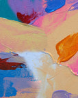 Papier Peint Abstrait - Peinture à l'Huile Multicolore