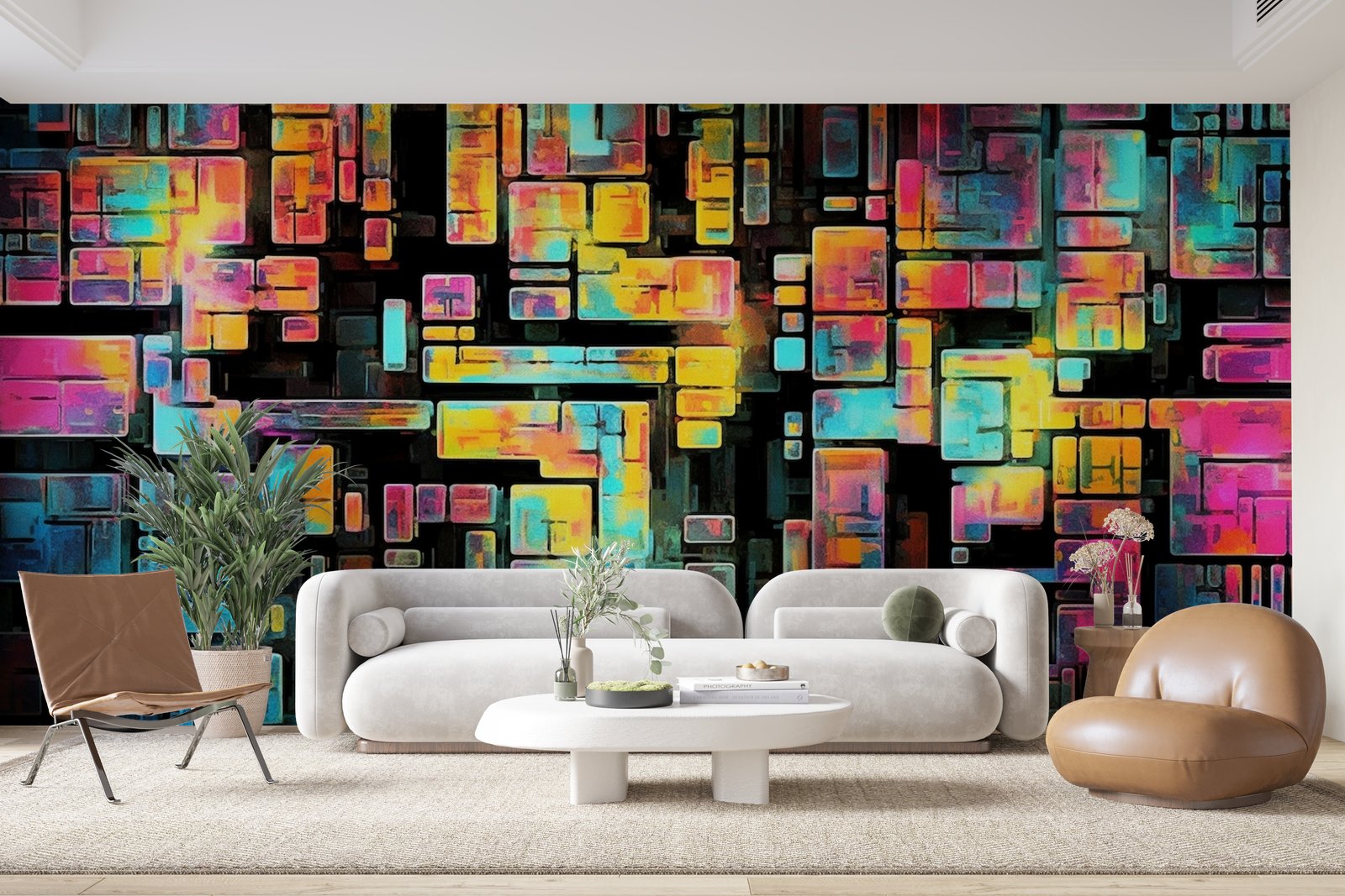 Papier peint 177 - mockup chambre