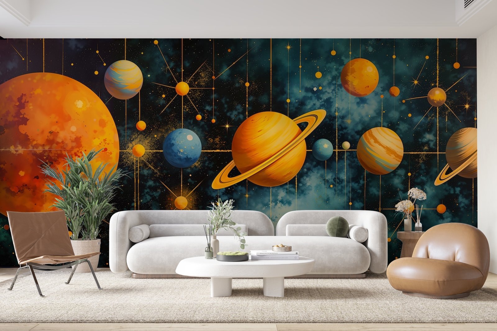 Papier peint 183 - mockup chambre