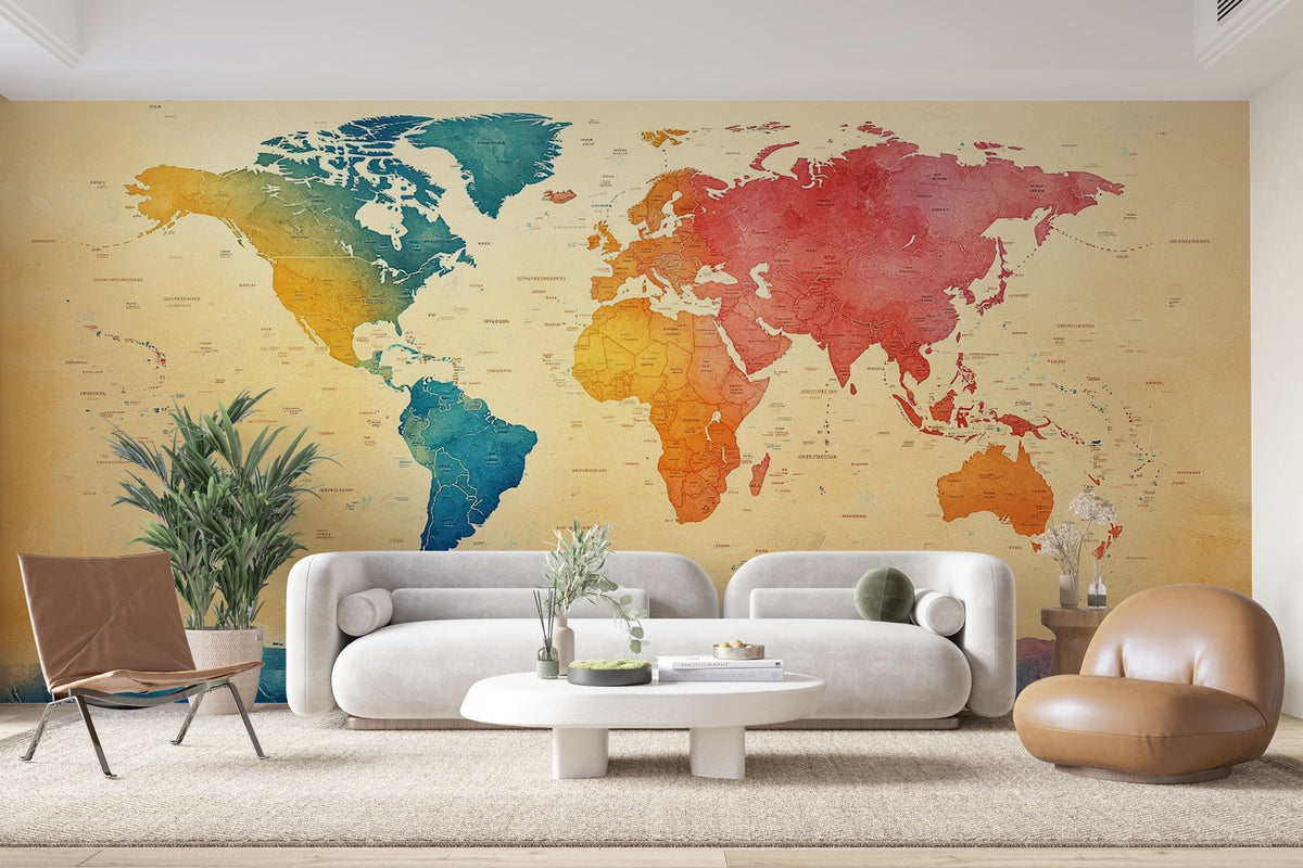 Papier peint 189 - mockup chambre
