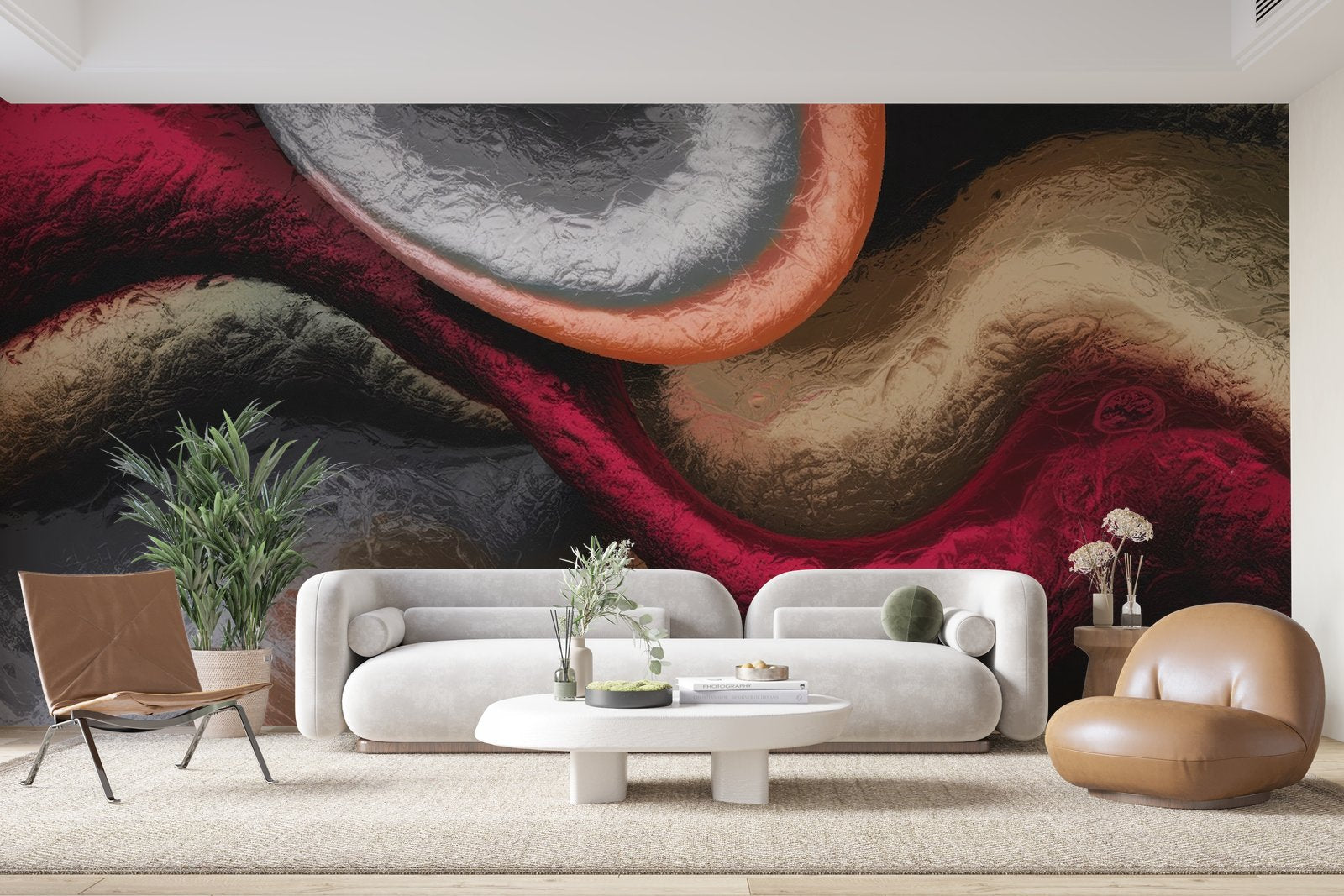 Papier peint 190 - mockup chambre