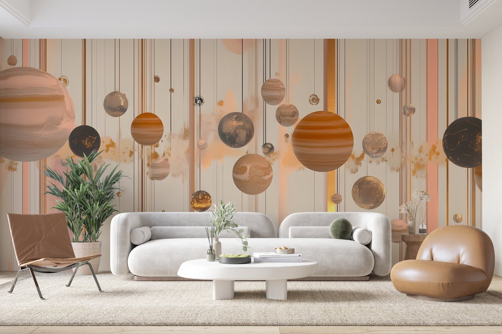 Papier peint 197 - mockup chambre