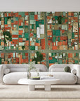 Papier peint 205 - mockup chambre