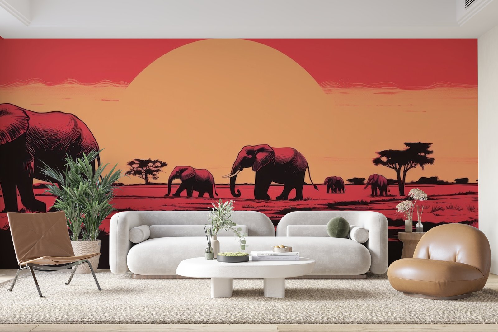 Papier peint 207 - mockup chambre