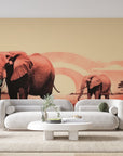 Papier peint 208 - mockup chambre
