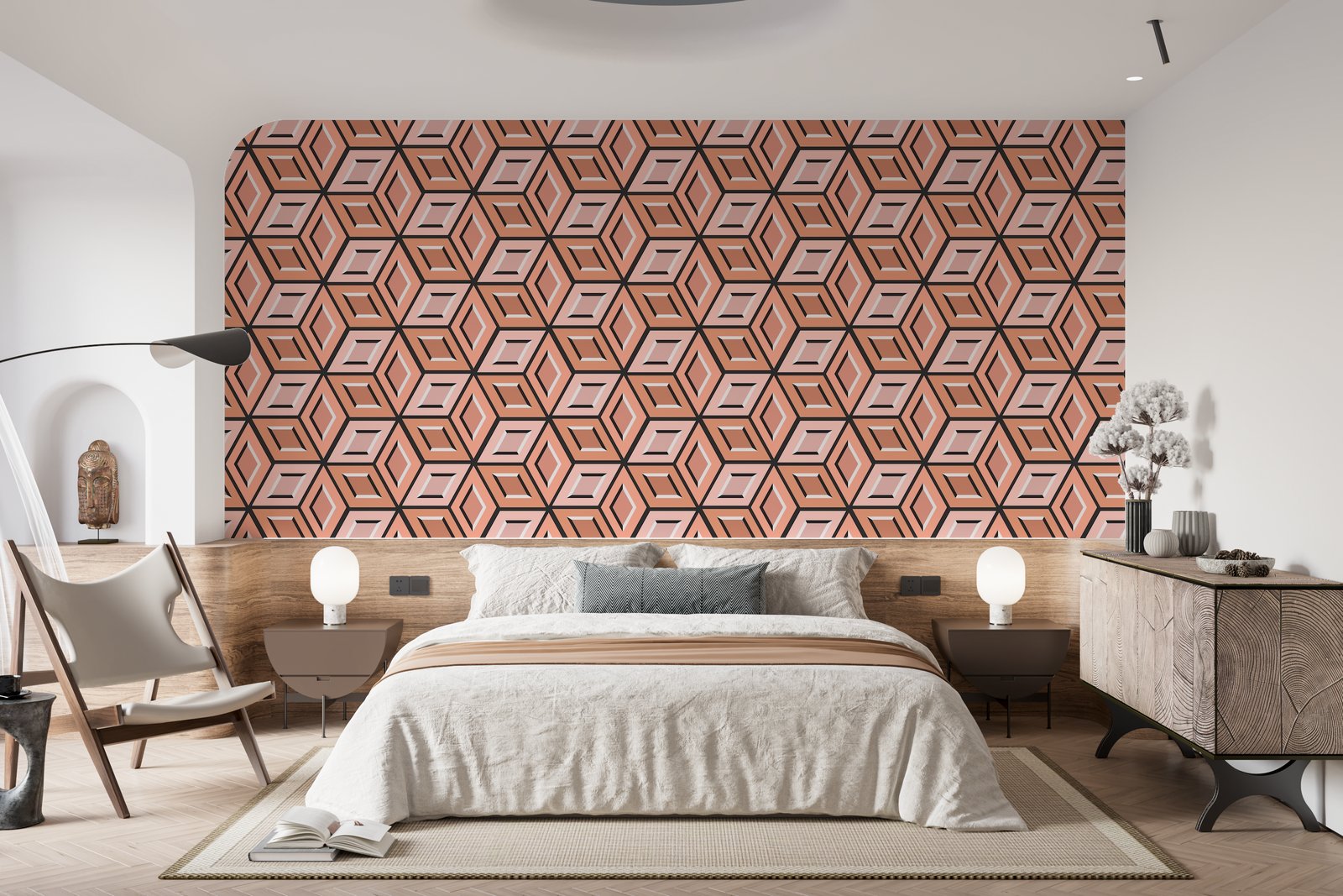 Papier peint 21 - mockup salon